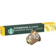 Starbucks by Nespresso blonde espresso roast,x 10 53g