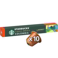 Starbucks by Nespress colombia capsules café torréfaction ambrée x10 - 57g
