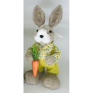 Lapin "herbe"carotte h31cm
