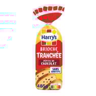 Harry's brioche tranchée aux pépites de chocolat sans additifs 485g