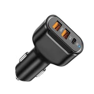 Apm chargeur allume cigare 30w, 3 ports, usb-a qc 3.0 / usb-c pd 570150