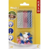 FDG bougies magic + support x20