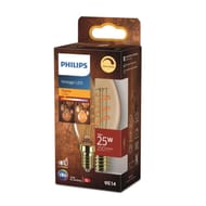 Philips ampoule LED 25w flamme lisse blanc chaud claire non dimmable