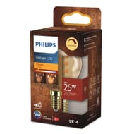 Philips ampoule LED 25w spherique blanc chaud ambrée dimmable