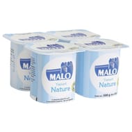 Malo yaourt nature pot plastique 4x125G