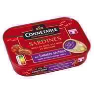 Connetable 1/5 sardines à l'huile d'olive et aux tomates séchées 135g