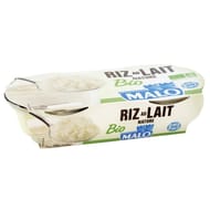 Malo riz au lait nature bio 2x140g