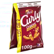 Vico curly cacahuète 2x100g
