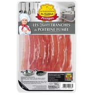 Petit gas poitrine fumée fines tranches 150g