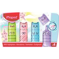Maped surligneur pocket mini pastel x4