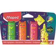 Maped surligneur pocket pixel party x4