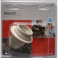 Prodelect douille e27 thermoplastique sb blanc