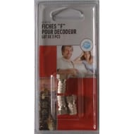 Prodelect lot de 3 fiches pour decodeur