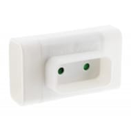 Zenitech triplite prises simples 6A latérale blanc