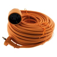 Prodelect prolongateur électrique 25m 2x1.0 orange