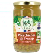 Jardin bio étic pois chiches au naturel 660g