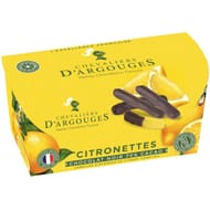 Les chevaliers d'argouges citronettes chocolat noir 70% de cacao 170g
