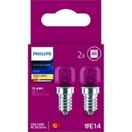 Philips ampoules incandescentes pour four tube e14-15.4w  boîte de 2