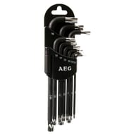 Aeg set 9 clés étoile + support