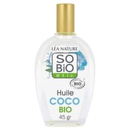 So'bio huile végétale coco 100% origine naturelle bio 50ml