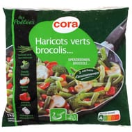 Cora poêlée haricots verts, brocolis, oignons, poivrons et champignons 1kg