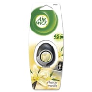 Air wick desodorisant voiture mini bicolore vanille