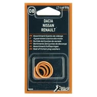 Assortiment 6 joints de vidange D16/18/22 dacia nissan renault