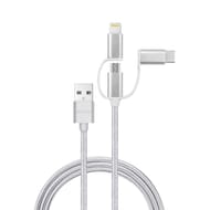 Câble de charge /cordon smartphone 3 en1 Micro.USB - IPhone - TYPE C