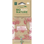 Bio auto nature désodorisant carte parfumée délice de framboise