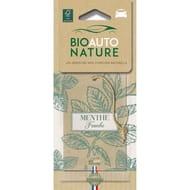 Bio auto nature désodorisant carte parfumée menthe fraîche
