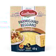 Galbani parmigiano reggiano rapé fin sachet 60g