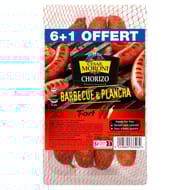 César Moroni chorizo barbecue fort 6 + 1 offert 330g