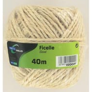 Trefilaction sisal 40m blanc
