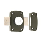 Yale verrou à bouton et cylndre diamètre 23mm, longueur 40mm, 3 clés, marron doré
