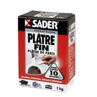 Sader enduit mural platre fin - 1kg