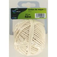 Trefilaction cordon de maçon coton cable 2mm 35m 100g