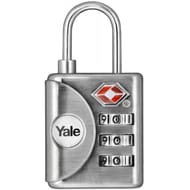 Yale cadenas tsa a combinaison 32 mm nickelé brossé, 3 chiffres
