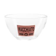 Bol verre vintage rouge 80cl