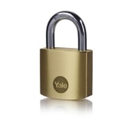 Yale cadenas laiton mat anse acier 3 clés 35mm