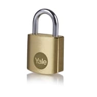 2 Cadenas laiton mat, anse acier, 3 cles, 20mm