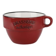 Bol grès 65cl empilable Bistrot Rouge