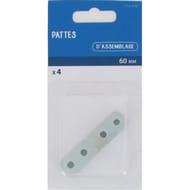 Trefilaction patte d'assemblage 60mm x 4