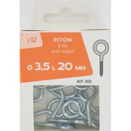 Trefilaction piton à vis 3,5x20mm x12