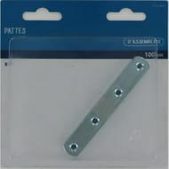 Trefilaction patte d'assemblage 100mm x4