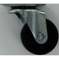 Trefilaction roulette pivotante 036 mm noir