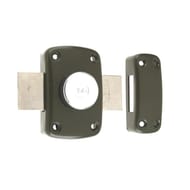 Yale verrou à bouton et cylndre diamètre 23mm, longueur 45mm, 3 clés, marron doré