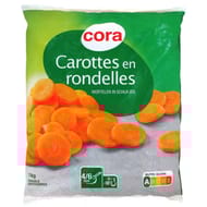 Cora carottes en rondelles 1kg