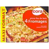 Cora pizza 4 fromages cuite feu bois 600g