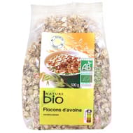 Nature bio flocons d'avoine bio 500g