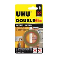 DOUBLEFIX ULTRA FORT UNIVERSEL RUBAN 120kg - 1.50MX19MM